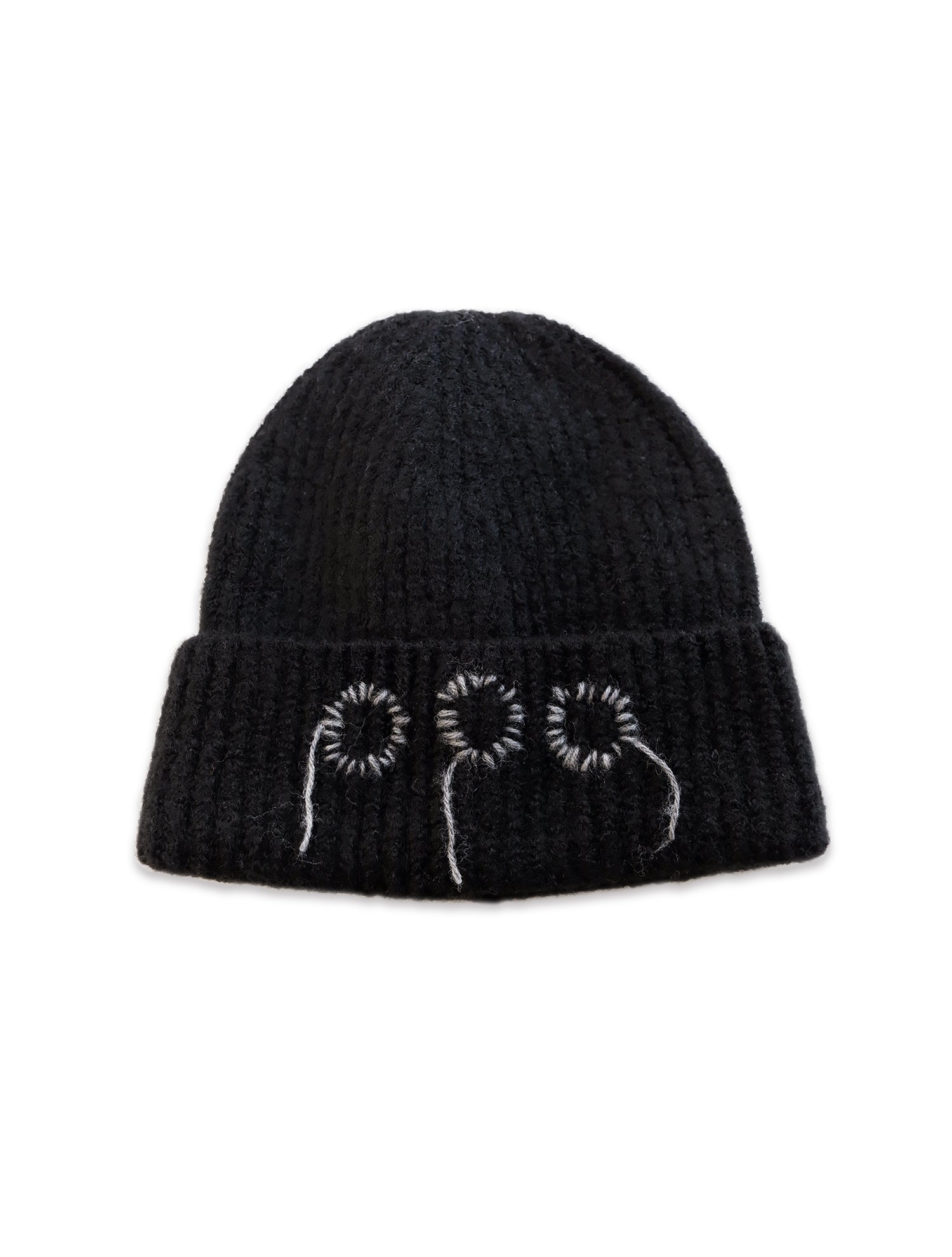 000 Hand Stitch Beanie / Black