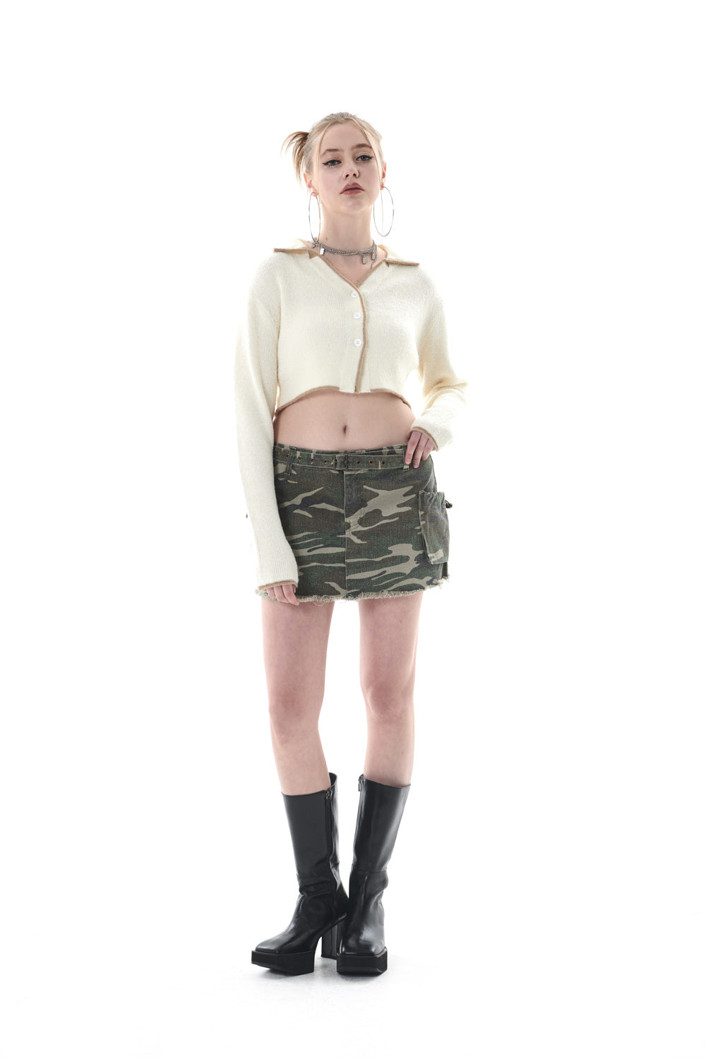 MILITARY MINI SKIRT