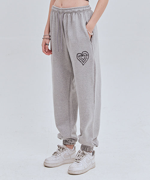 939デイジースウェットパンツ / 939 DAISY SWEAT PANTS (LIGHT GRAY