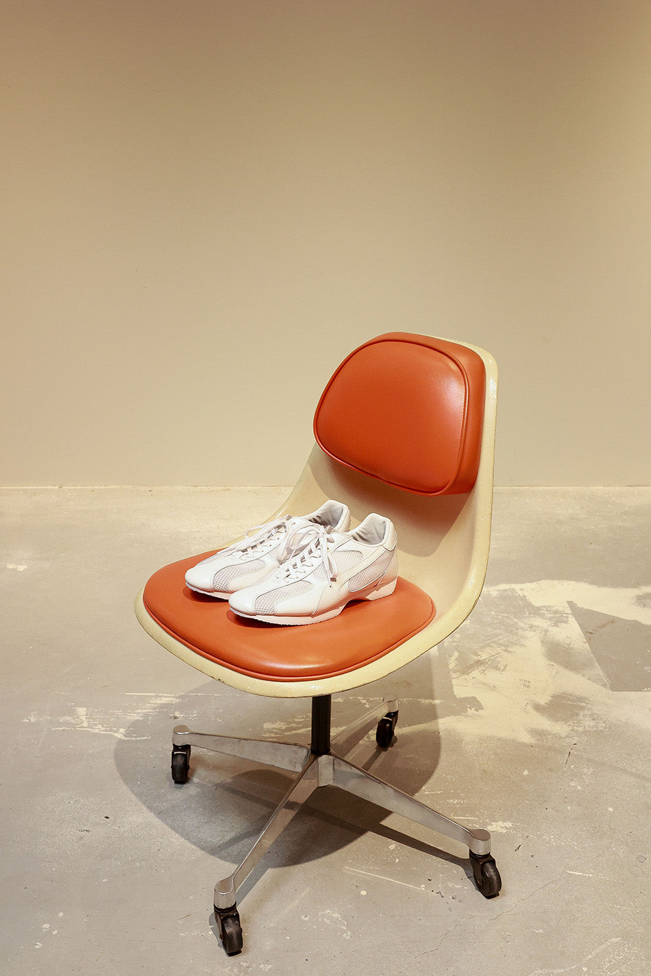 [Lab Series] Spider Leather Sneakers White