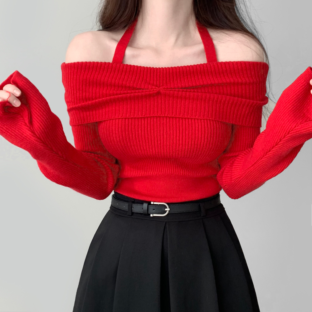 Lily Halterneck Knitwear