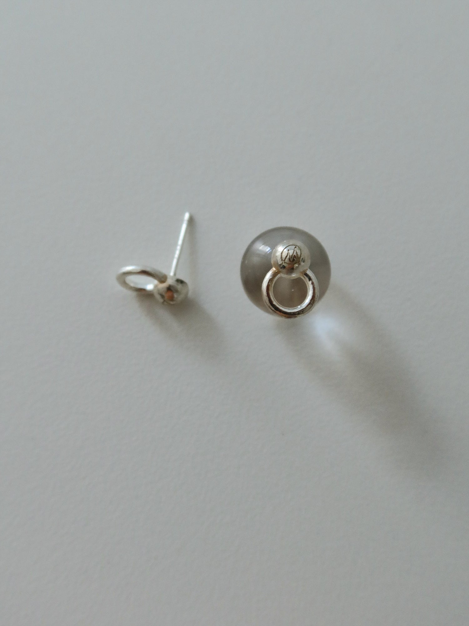 Revert mini earring - silver