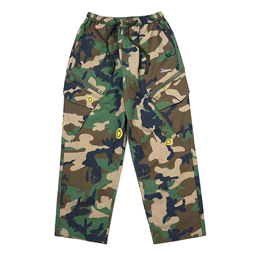 23 CAMO CARGO PANTS WOODLAND