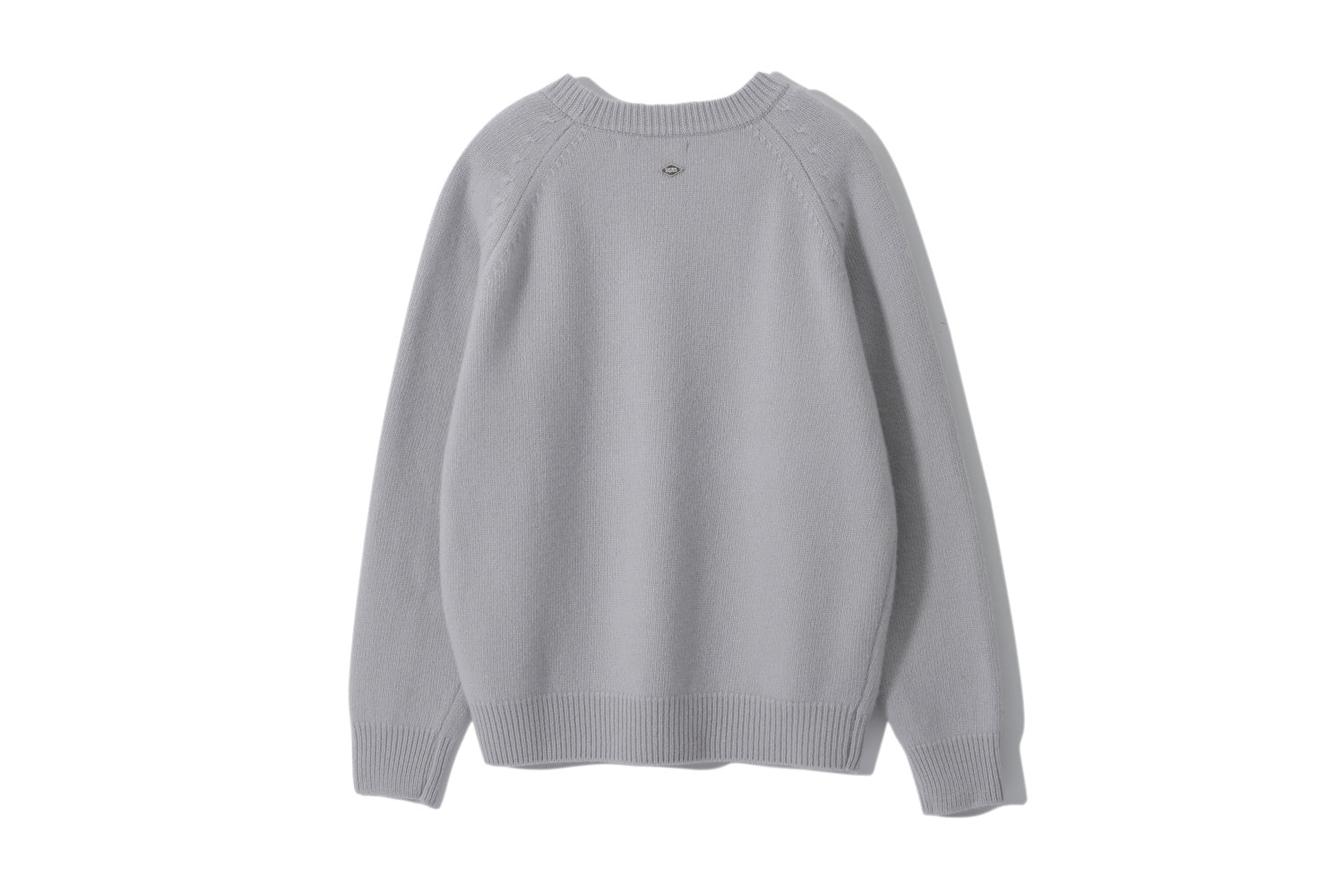 CREWNECK WOOL SWEATER (greyish blue)