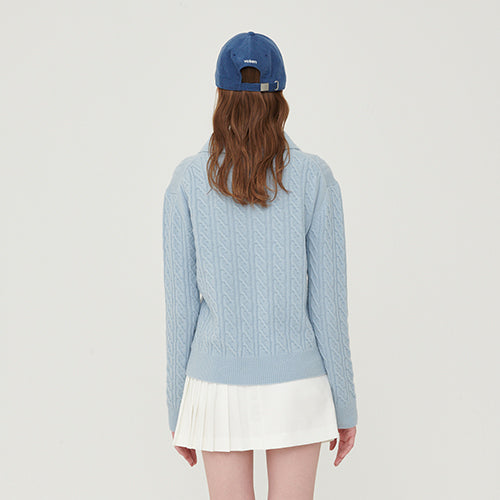 Classic cashmere cable knit