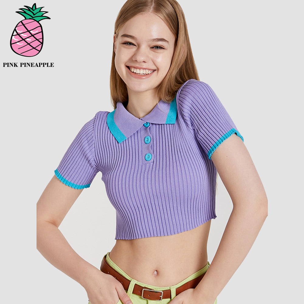 HENRY NECK CROPPED TOP