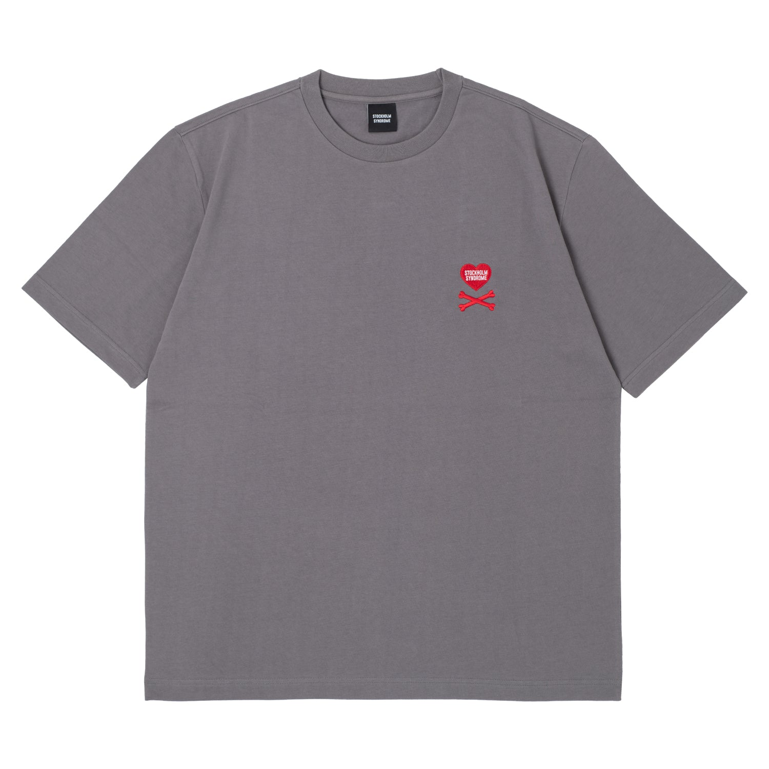 SDSUCT21-CHARCOAL / REGULAR FIT BONE HEART TEE