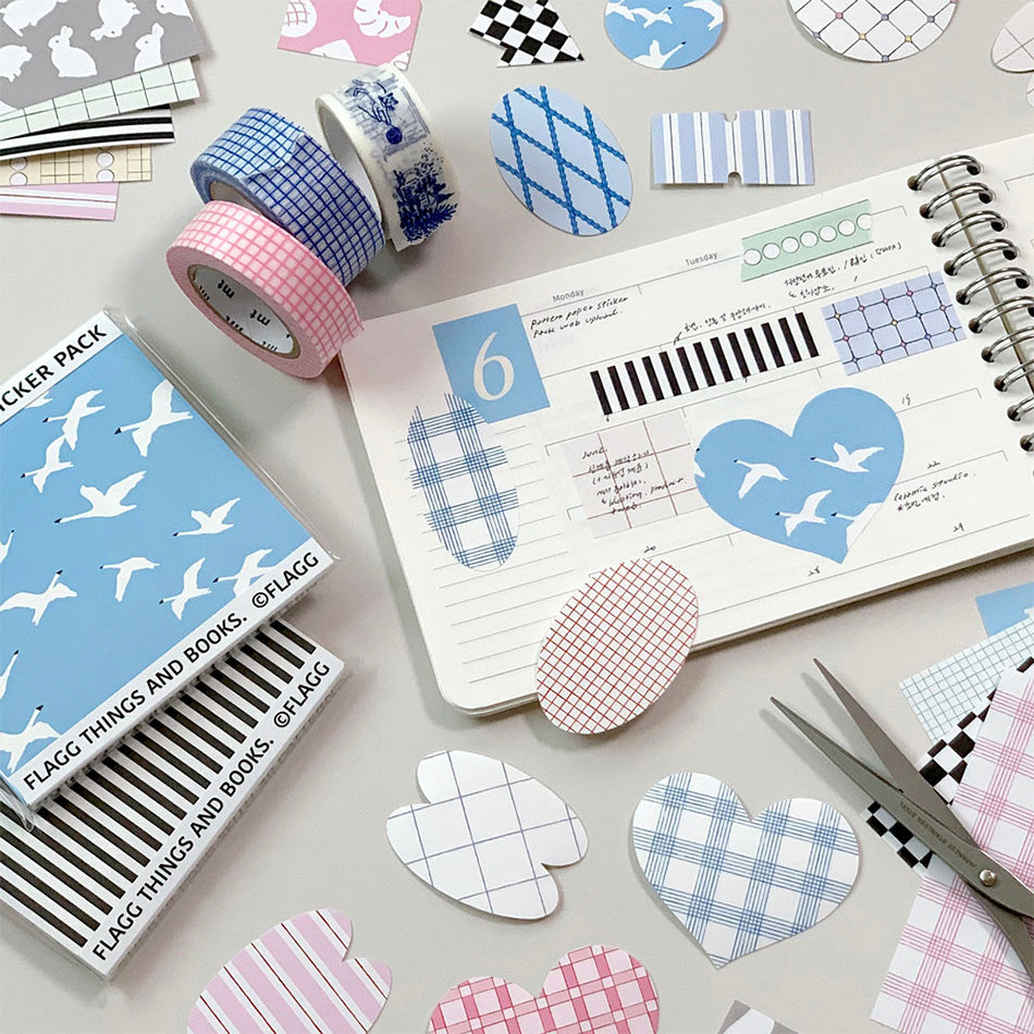 30 Pattern Paper Sticker Pack