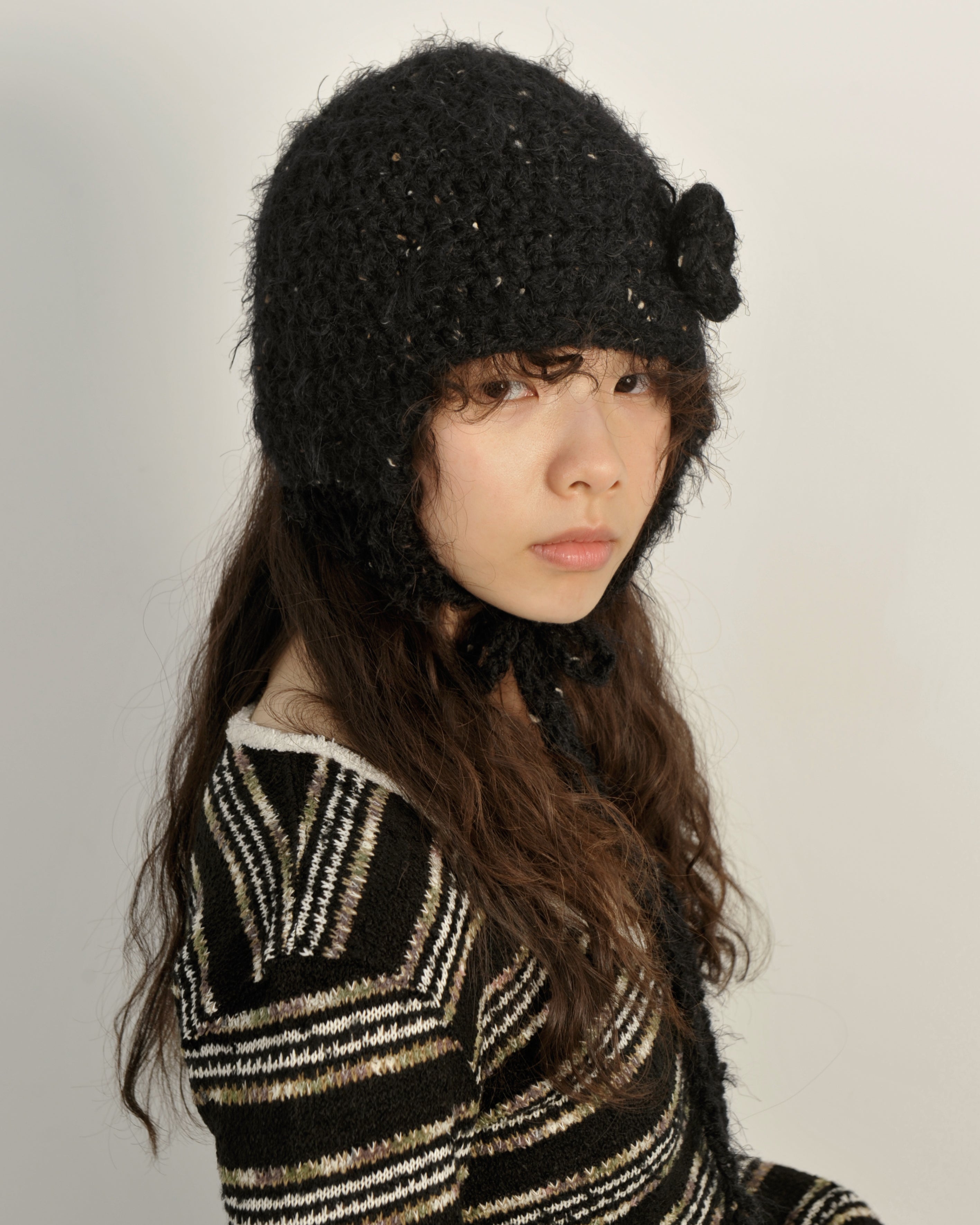 Hairy Earflap Beanie