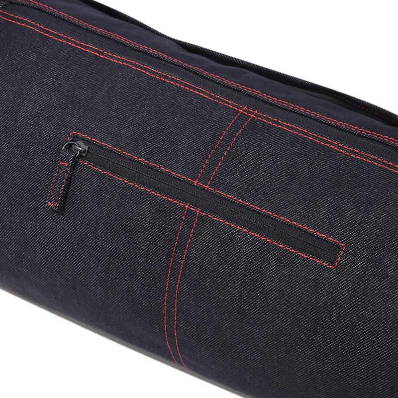 POCKET VINTAGE STITCH POINT DUFFLE BAG [DARK BLUE]