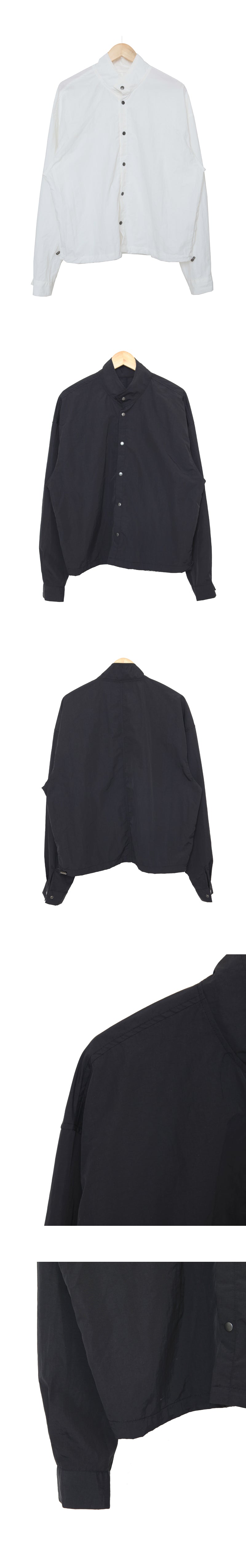 nylon button shirt jacket