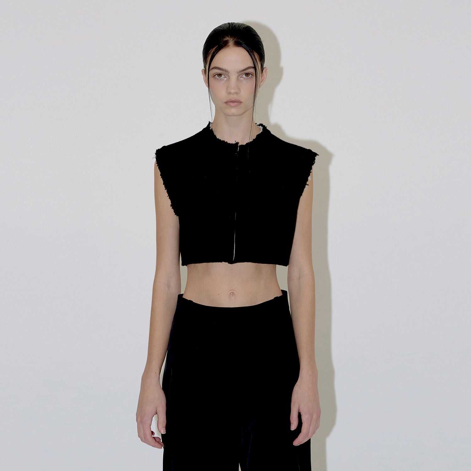 DAMAGE CROP VEST (black)