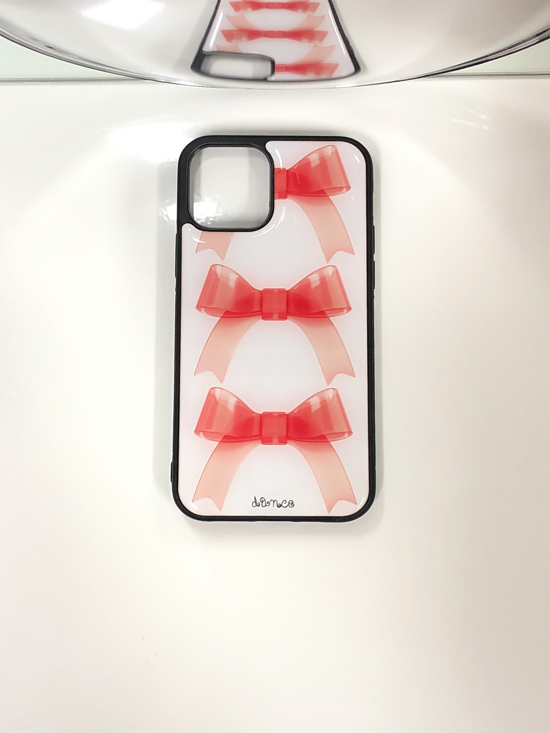 (APPLE RED) JELLY RIBBON EPOXY CASE