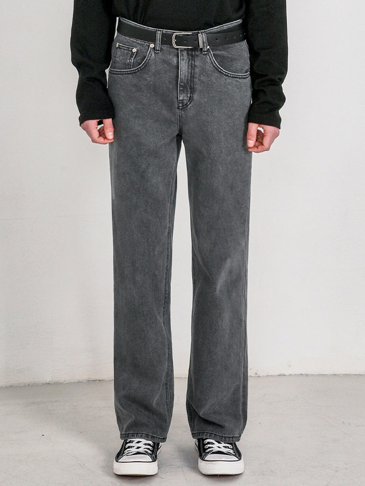 M160 WIDE DENIM PANTS_GRAY