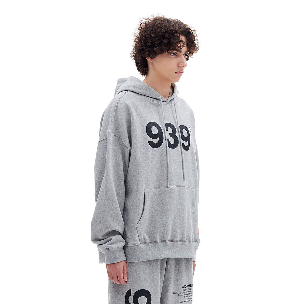 939 LOGO HOOD (GRAY)