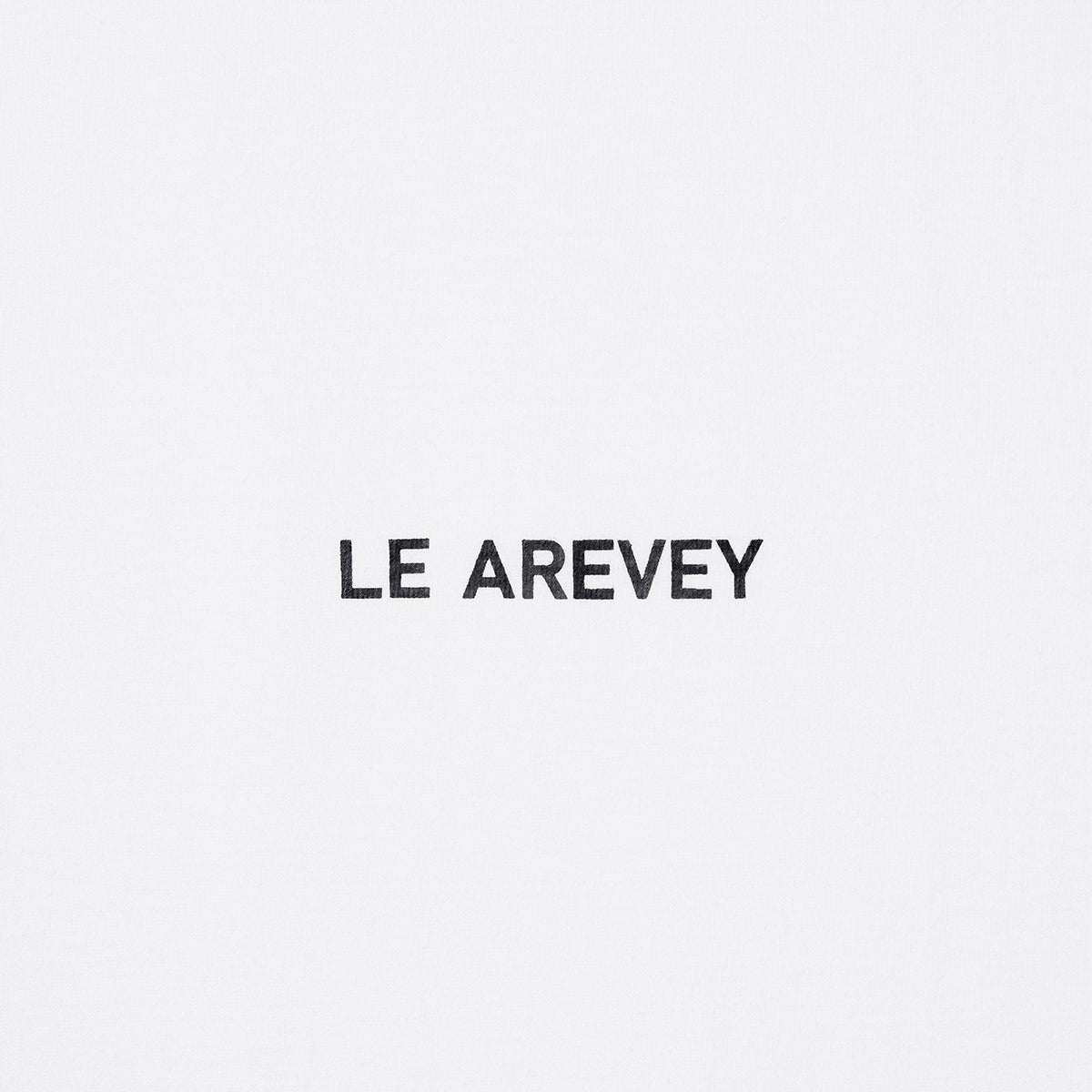 LE AREVEY ORIGINAL LOGO T-SHIRT WHITE [MAN]