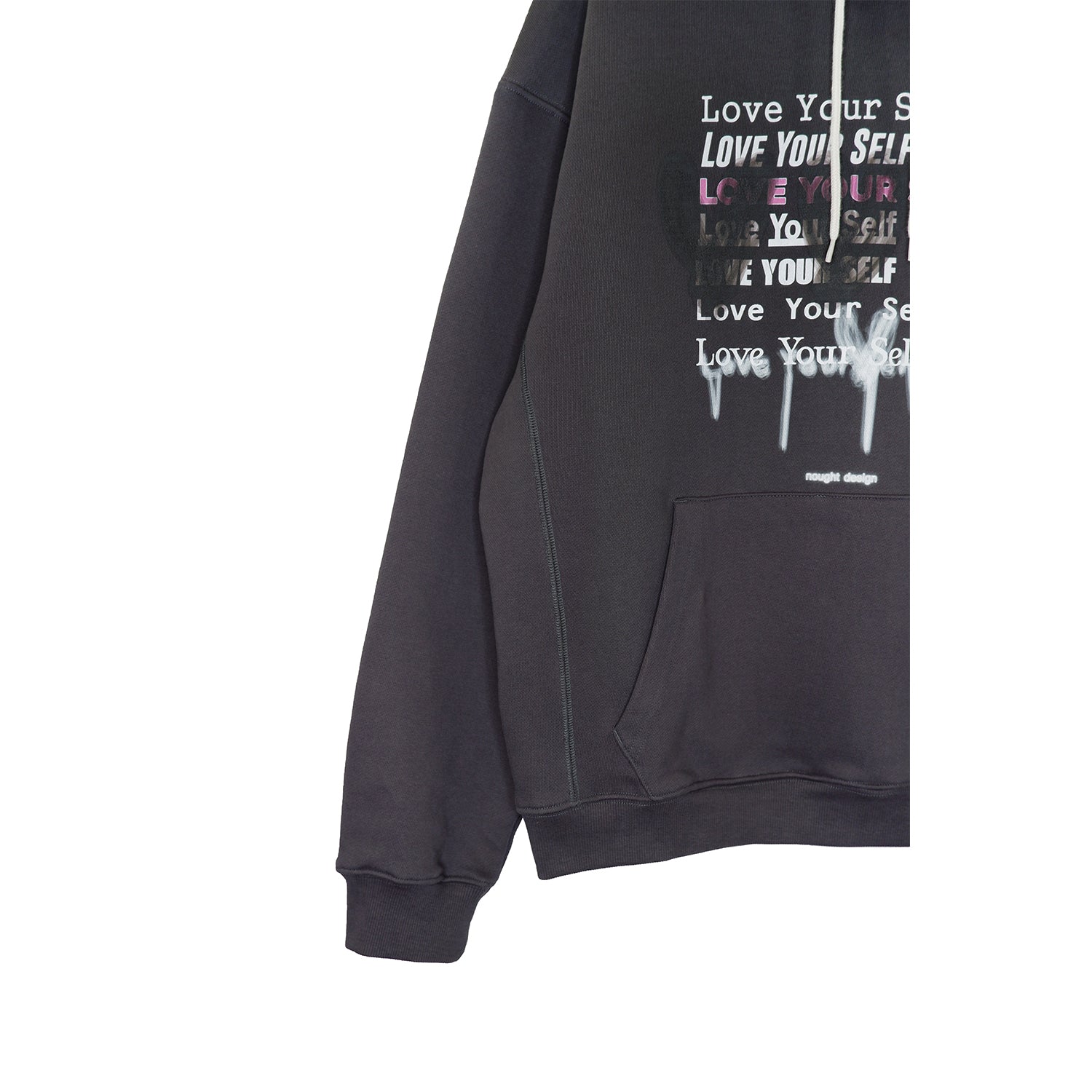 Love Yourself Sweat Hoodie / Charcoal