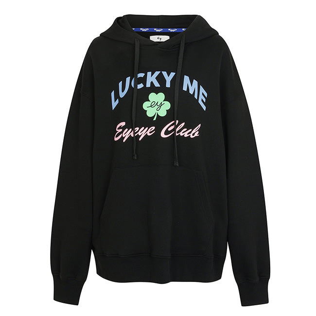 EYEYE LUCKY ME HOODIE_BLACK (EEOO3HDR01W)(Copy)