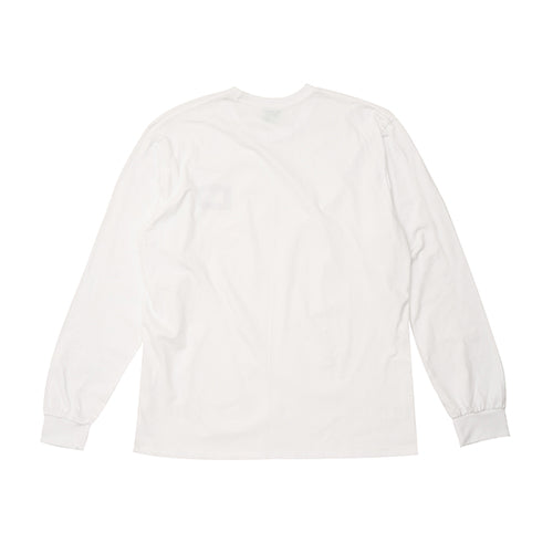 SIGNATURE LOGO LONG SLEEVE T-SHIRT WHITE