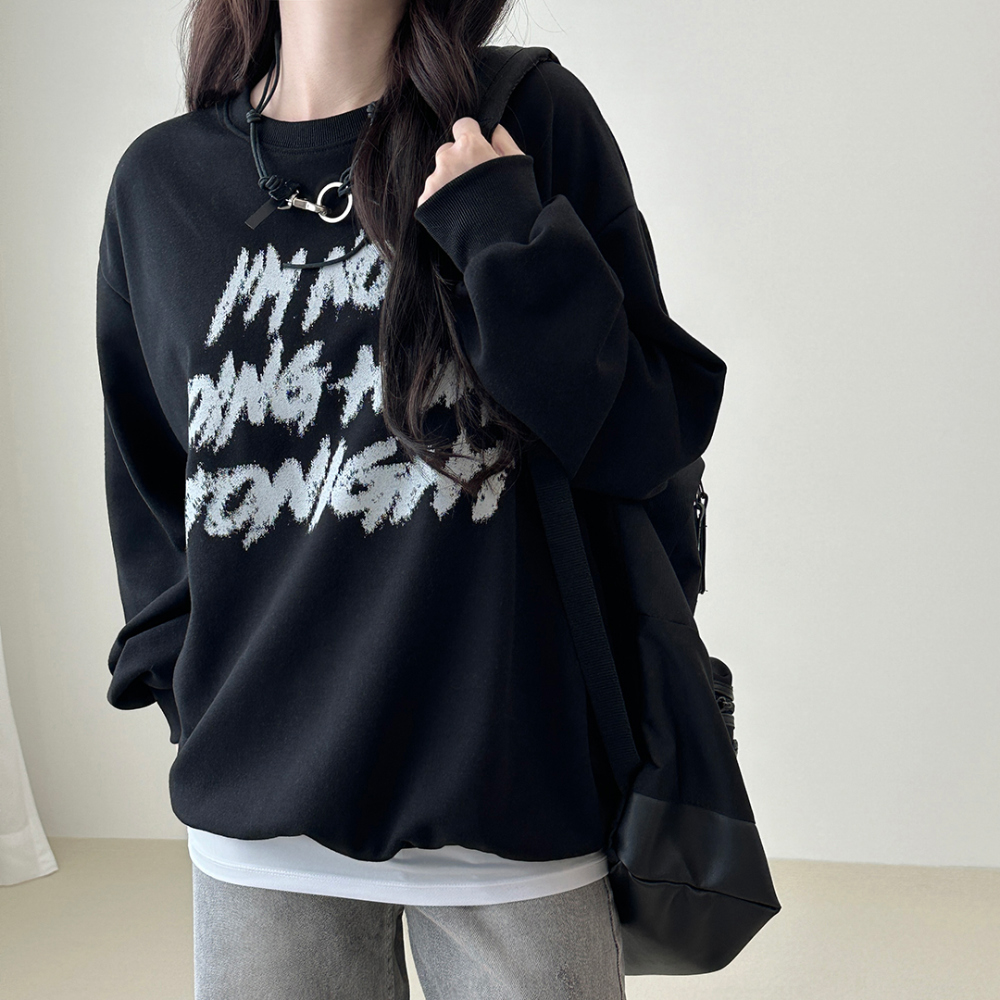 Printed graphic sweatshirt