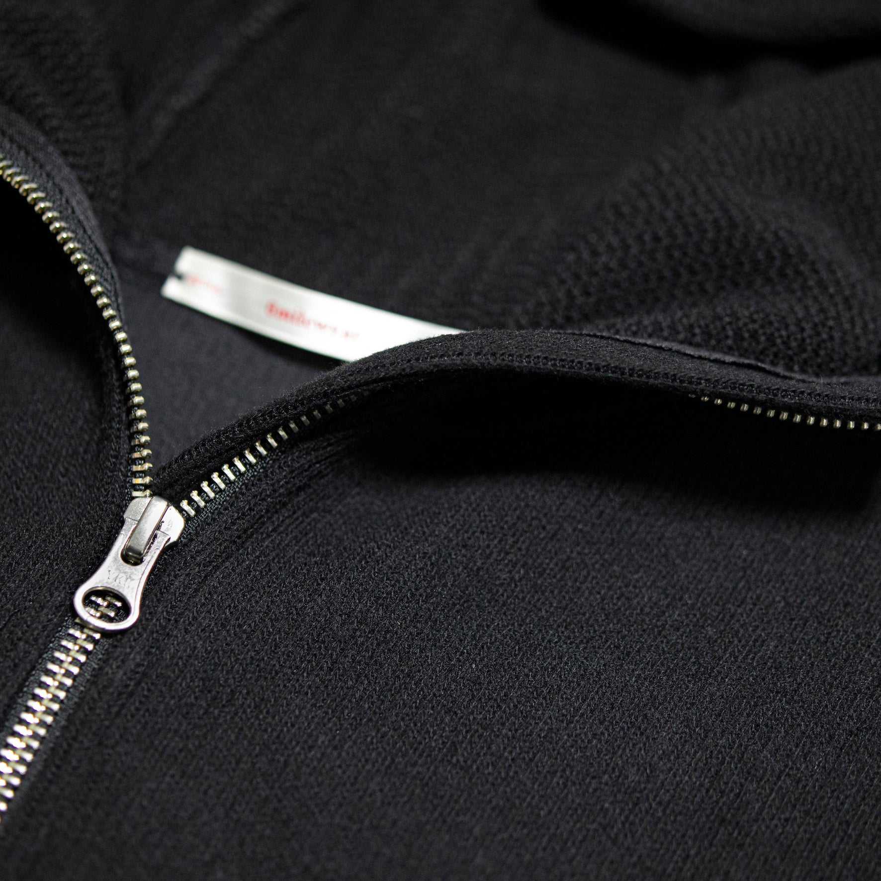 BALACLAVA knit zip up_black