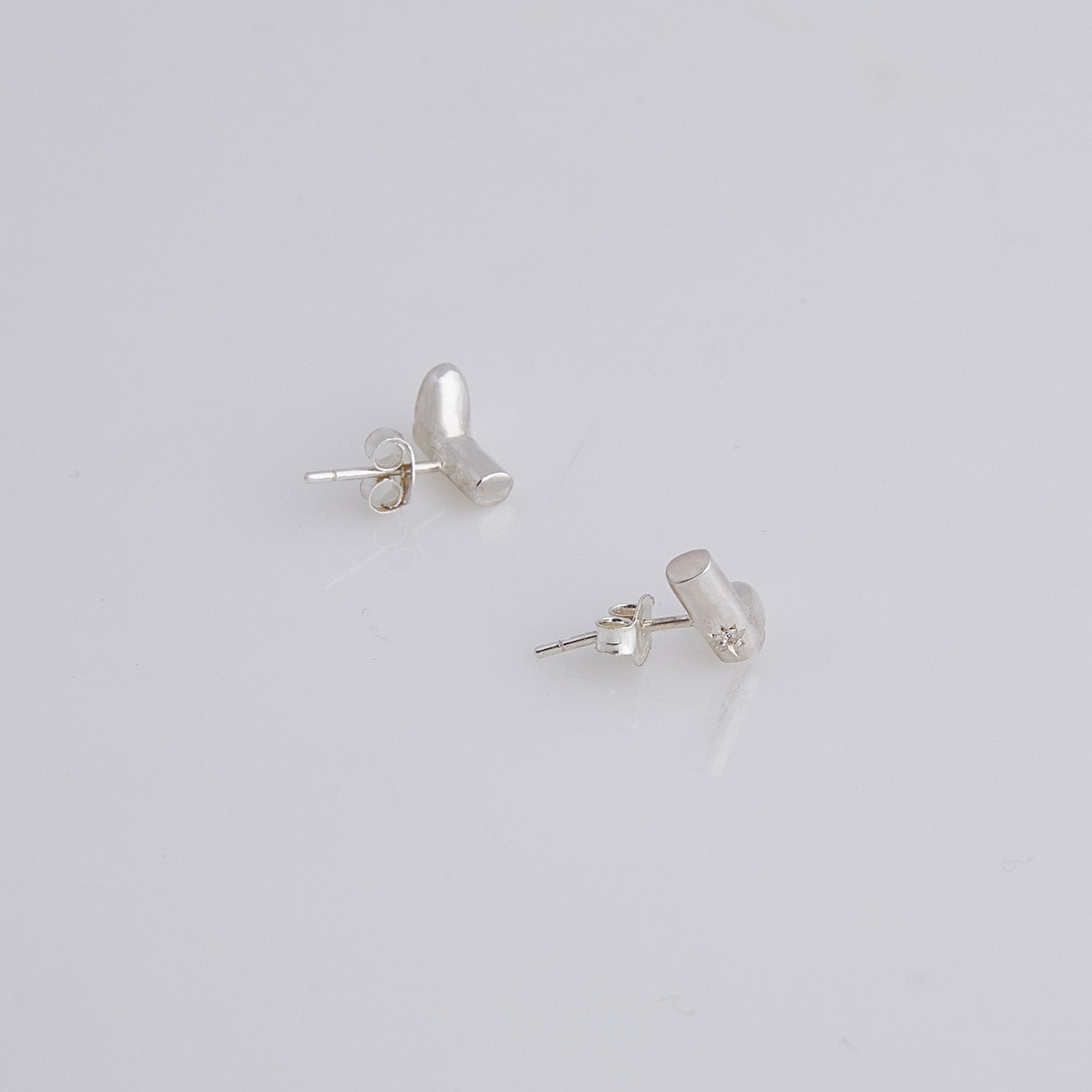 stone on the boots earring