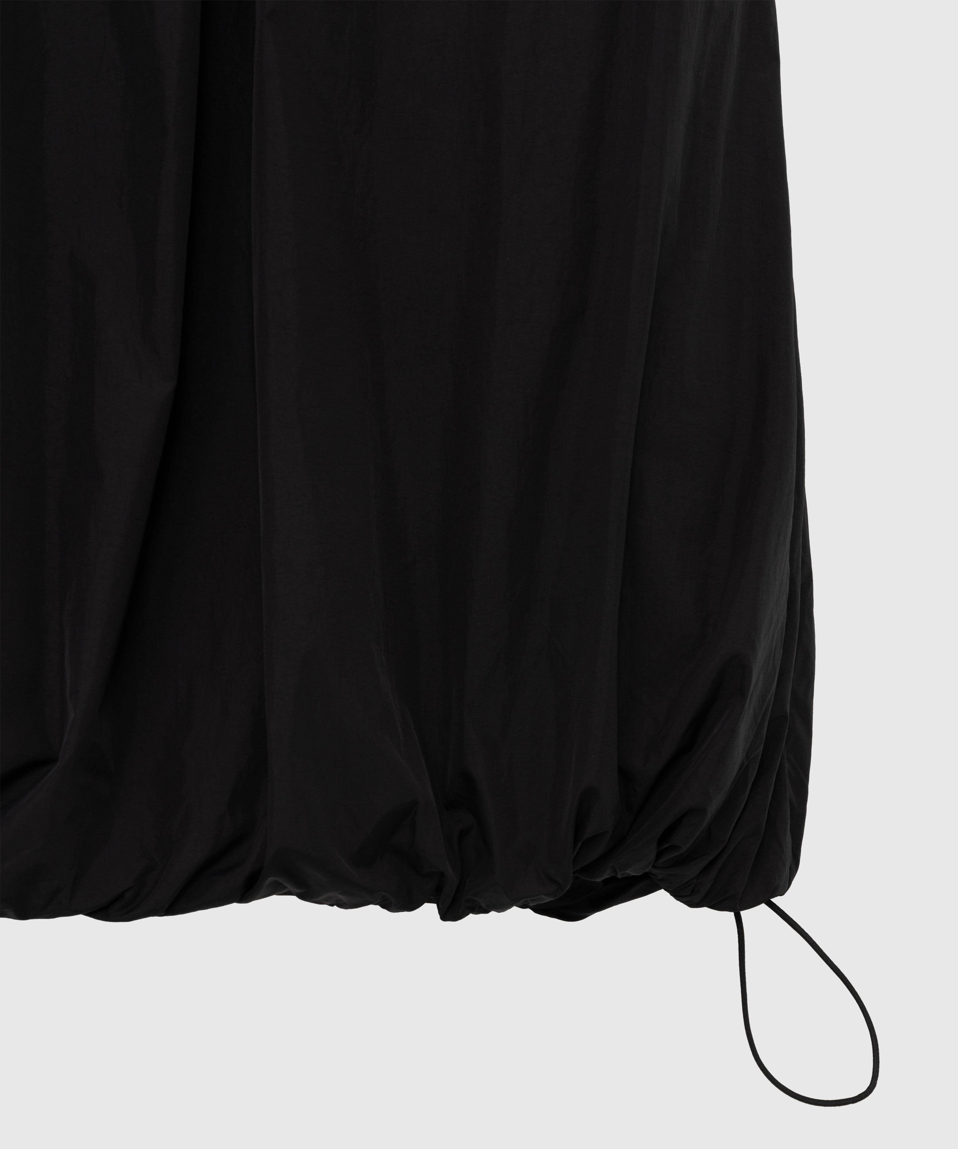 PADDED BALLOON SKIRT_BLACK