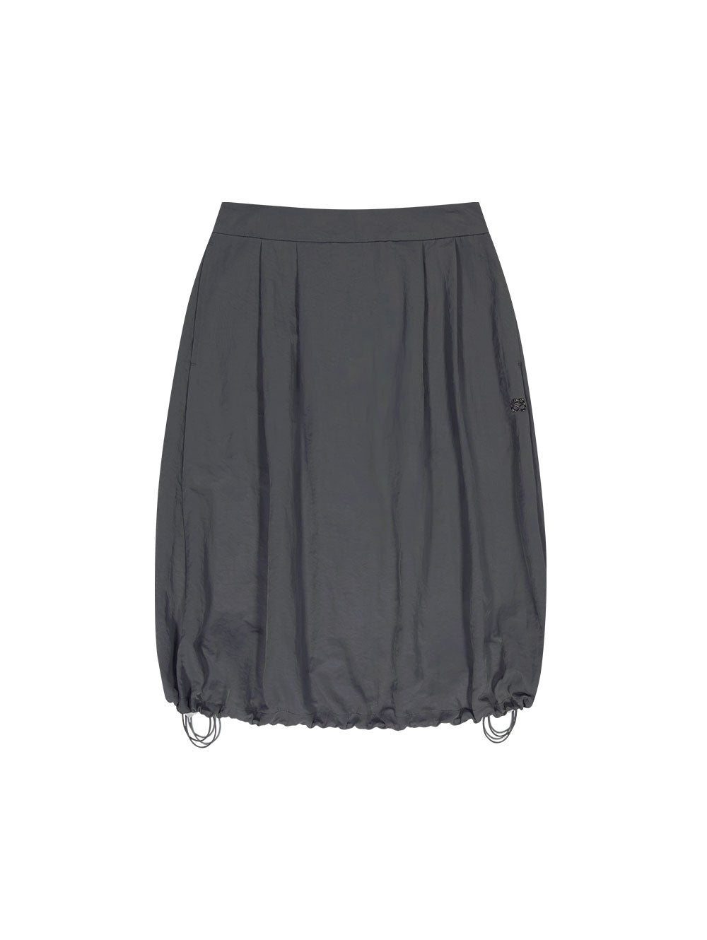 2-WAY STRING BALLOON SKIRT [CHARCOAL]