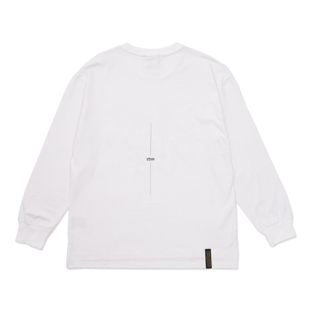 Bypass Oversized Long Sleeves T-Shirts Black / White