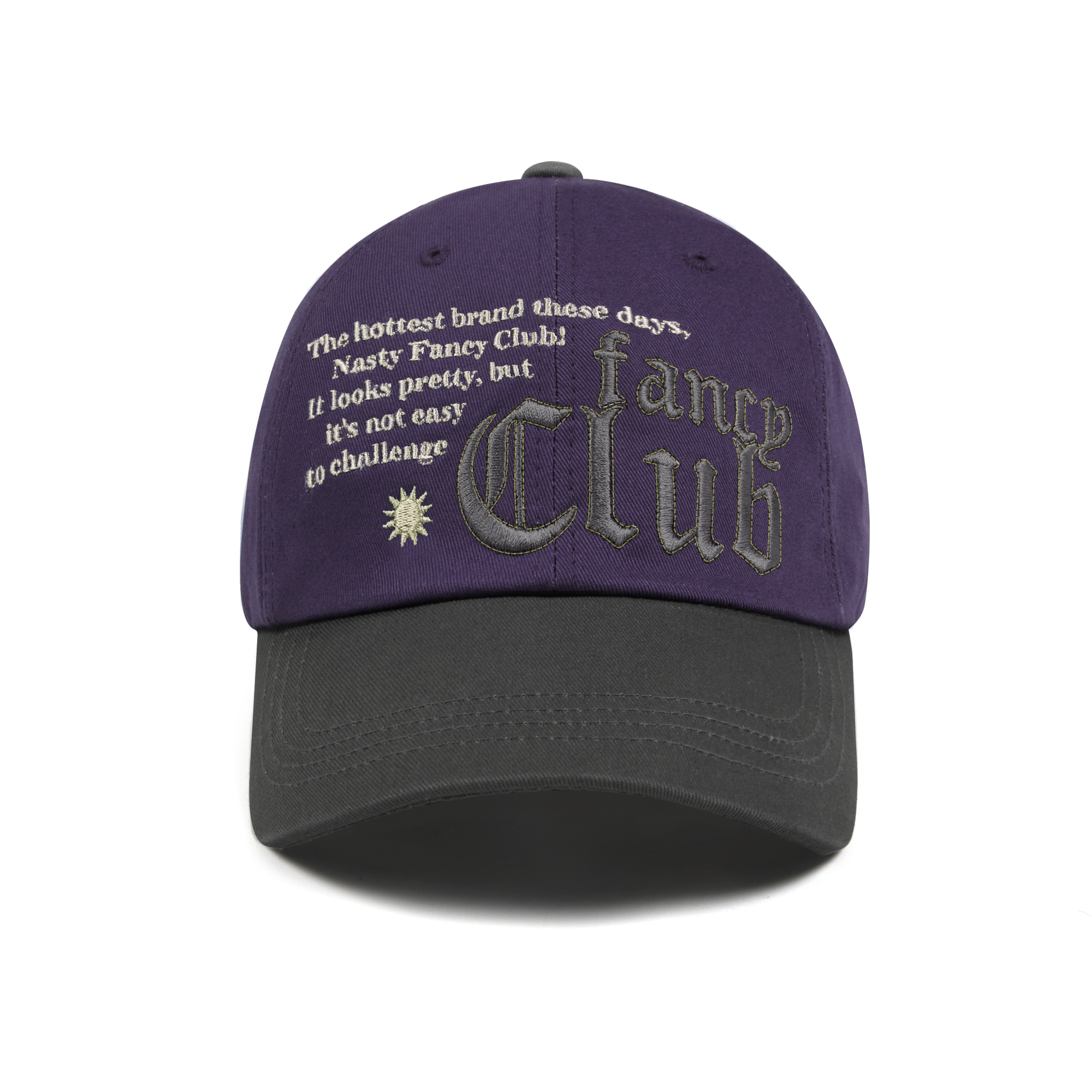 [NF] AUTHENTIC COLORING BALL CAP (PURPLE)_F22QE803