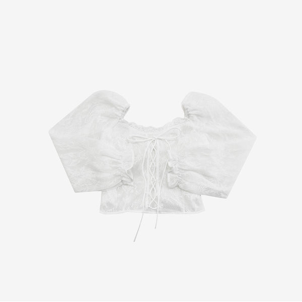 Bina corset bow blouse