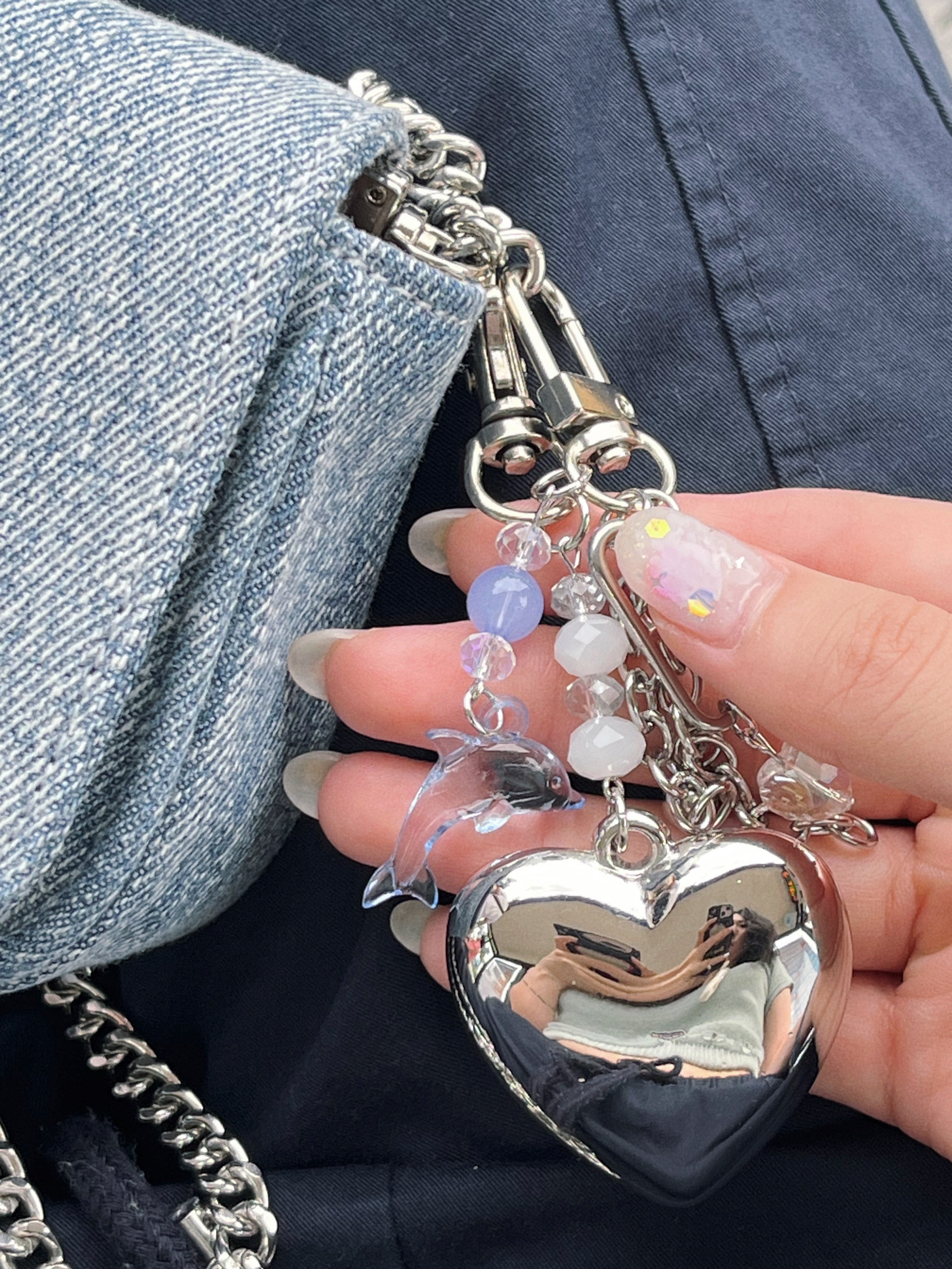 MADE dolphin Keyring