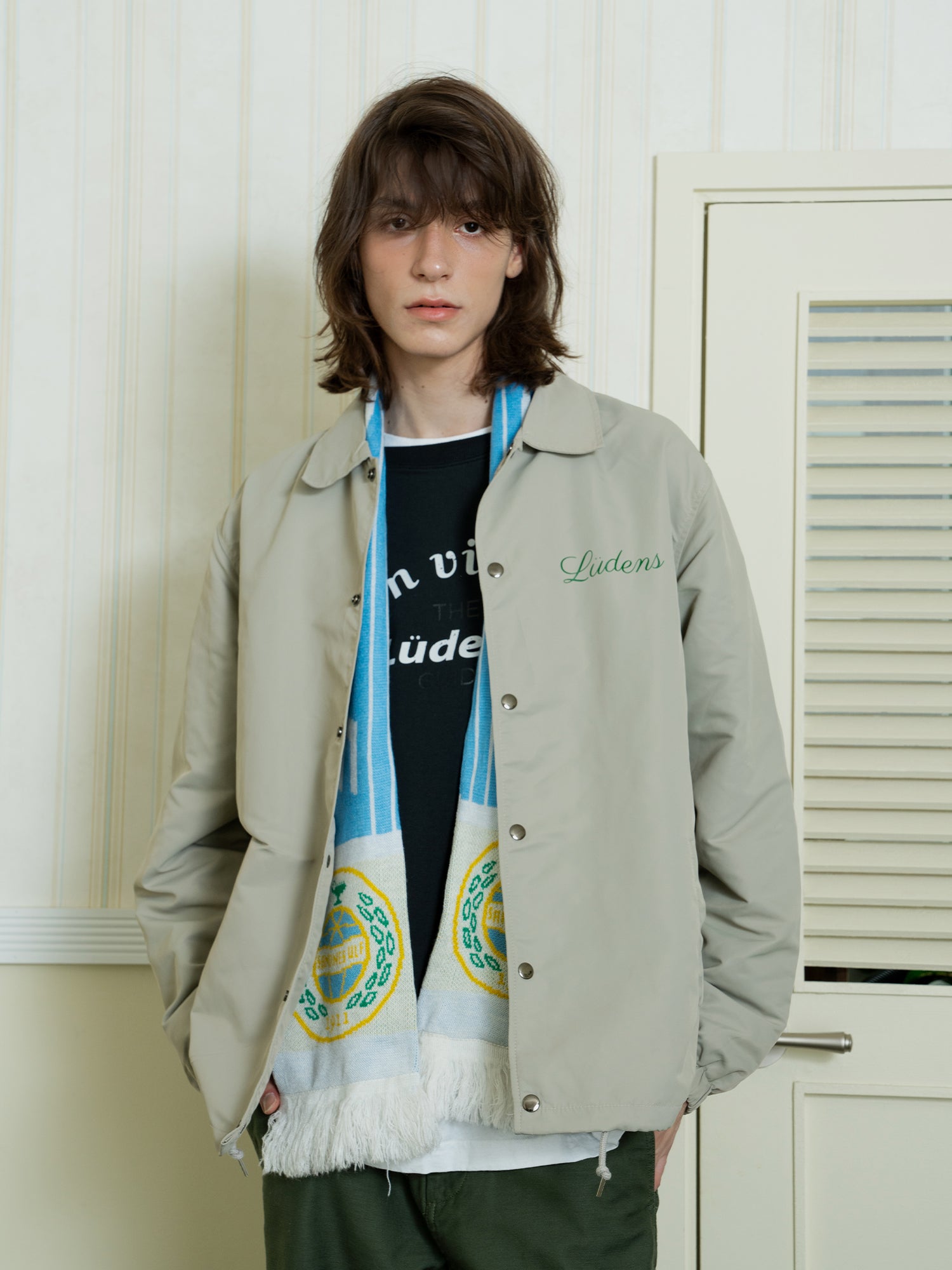 Ludens Coach Jacket_Sand Khaki