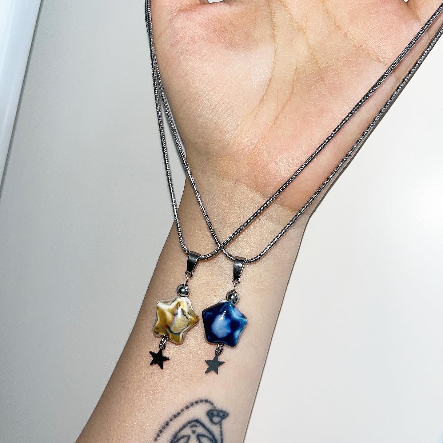 Fog star ceramic necklace (12color)