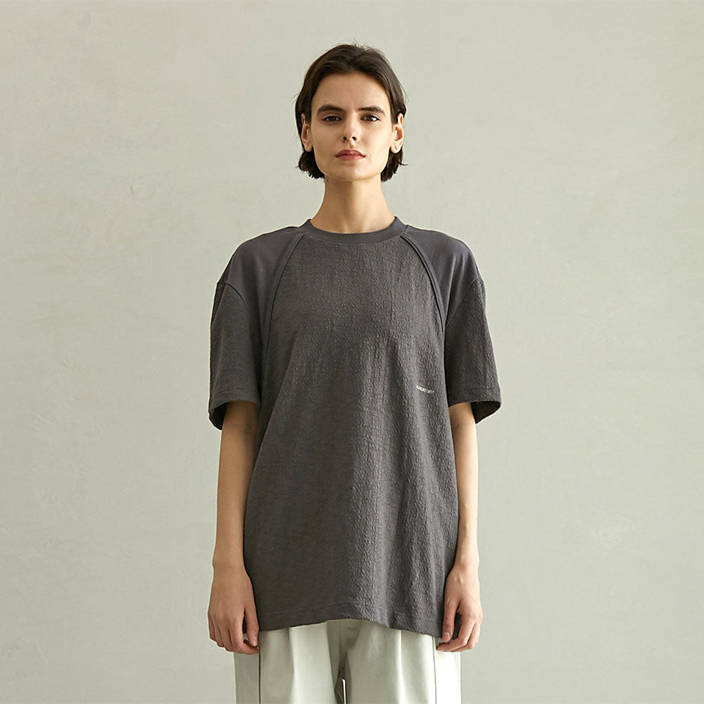 SOLID SLAB T-SHIRT (CHARCOAL)