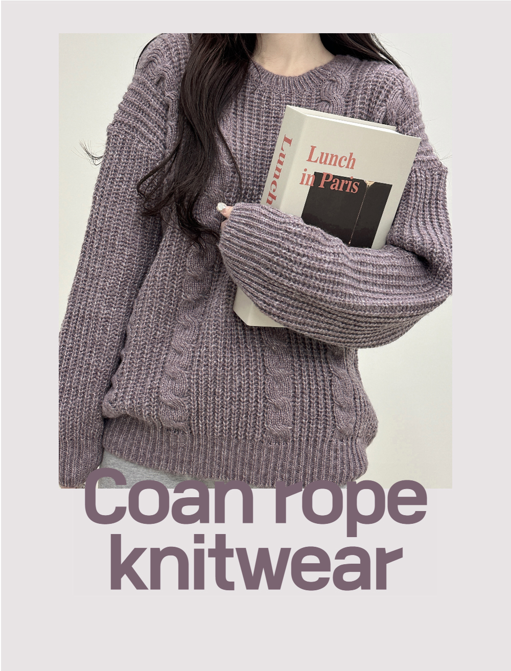 Coan rope oversized fit knit