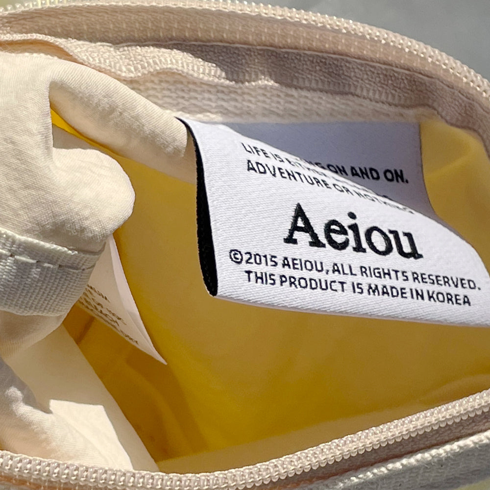 Aeiou Basic Pouch (M size) Lemon juice