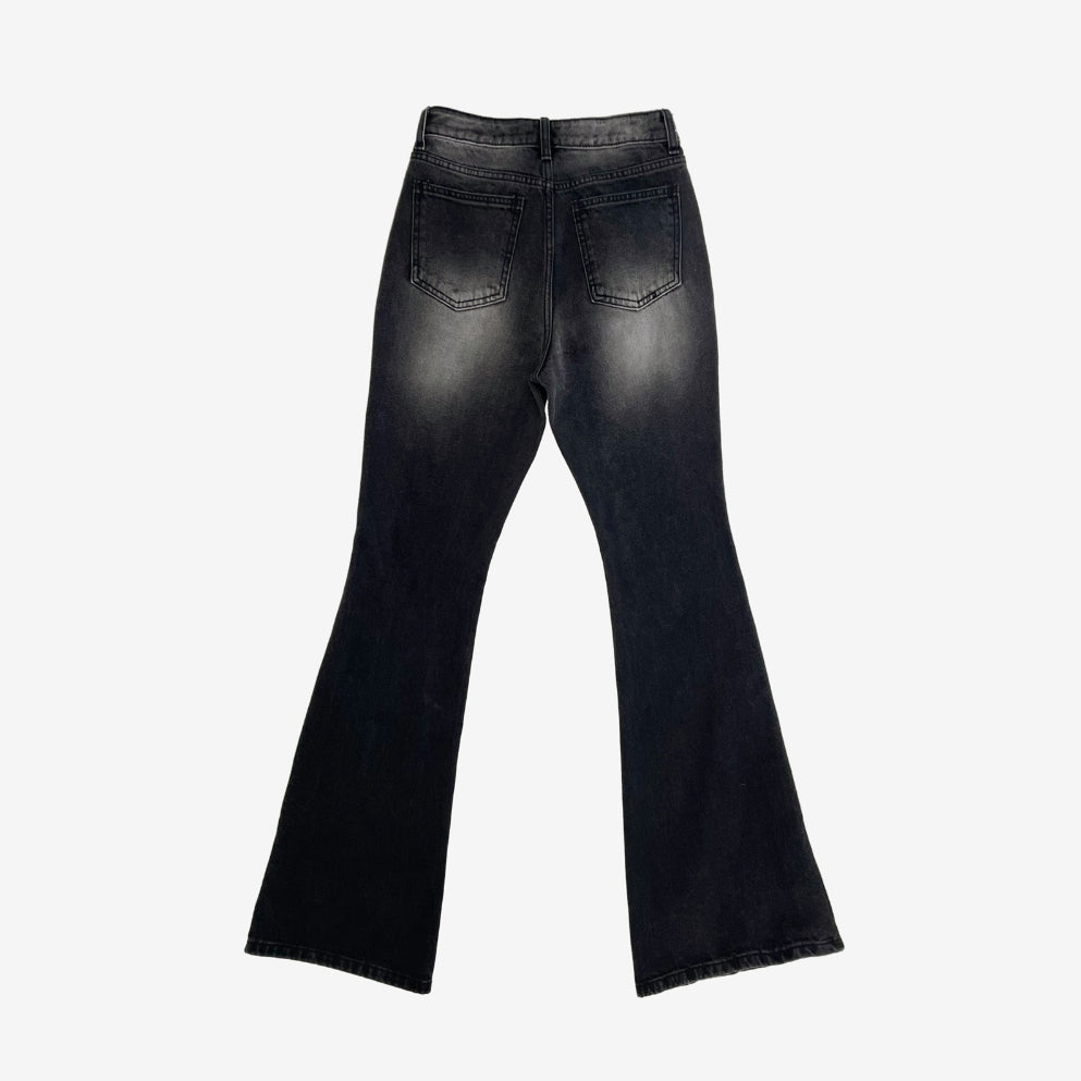 Moska vintage washed-out bootcut denim pants