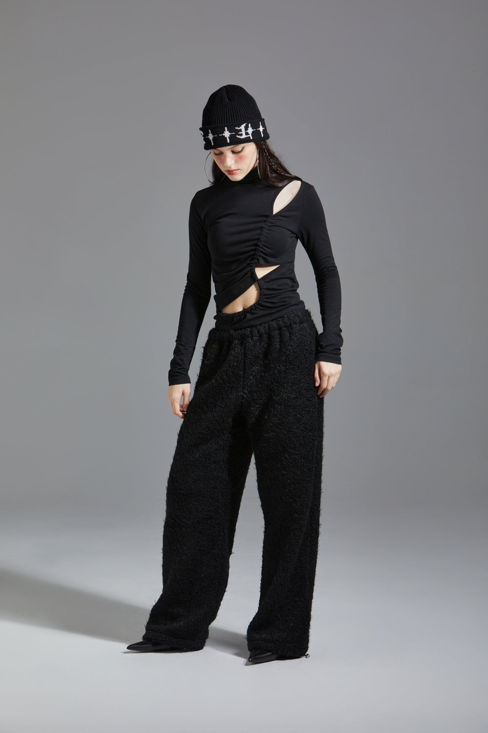 TERRY WOOL PANTS