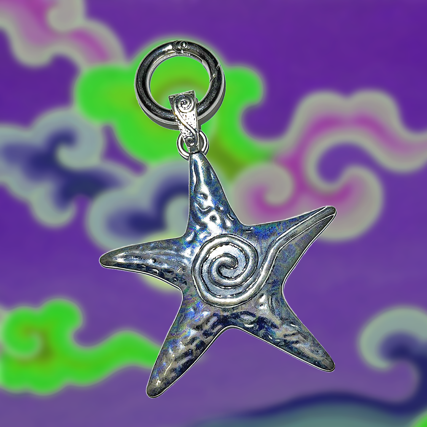 Tibet big star keychain