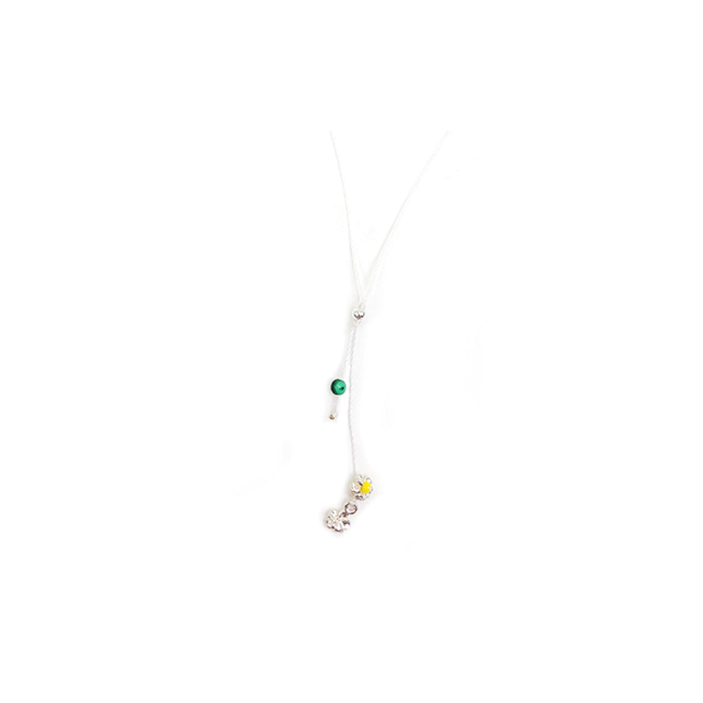 [CCNMADE] Plumeria Flower Necklace (5color)