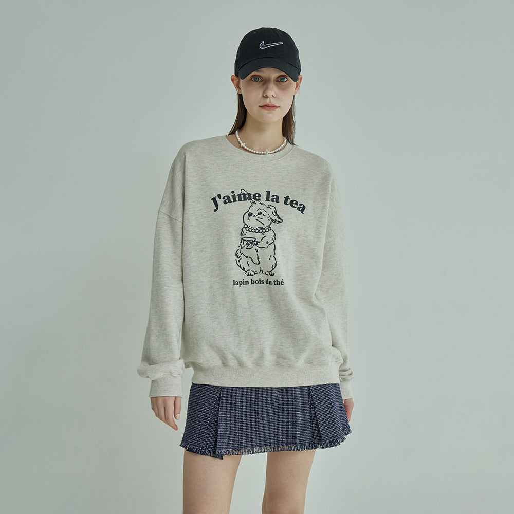 Rabbit overfit sweatshirt