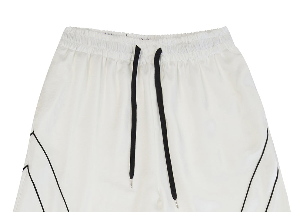 SATIN LINE PANTS_WHITE