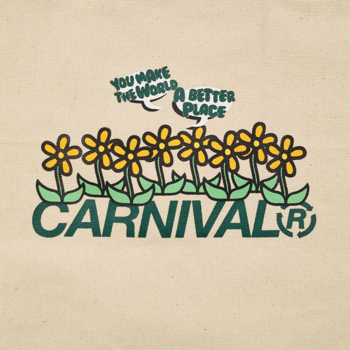 CARNIVAL X GREEN LABEL WORLD - TOTE CREAM