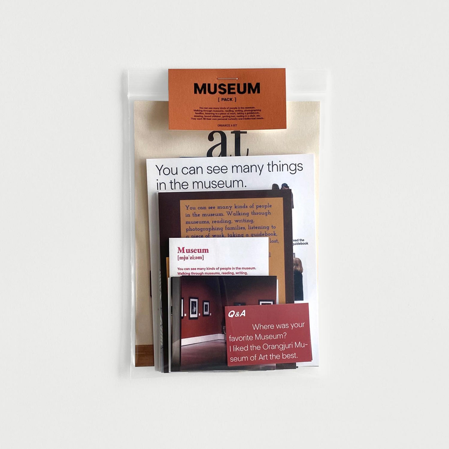 oab museum pack / scrap sticker set