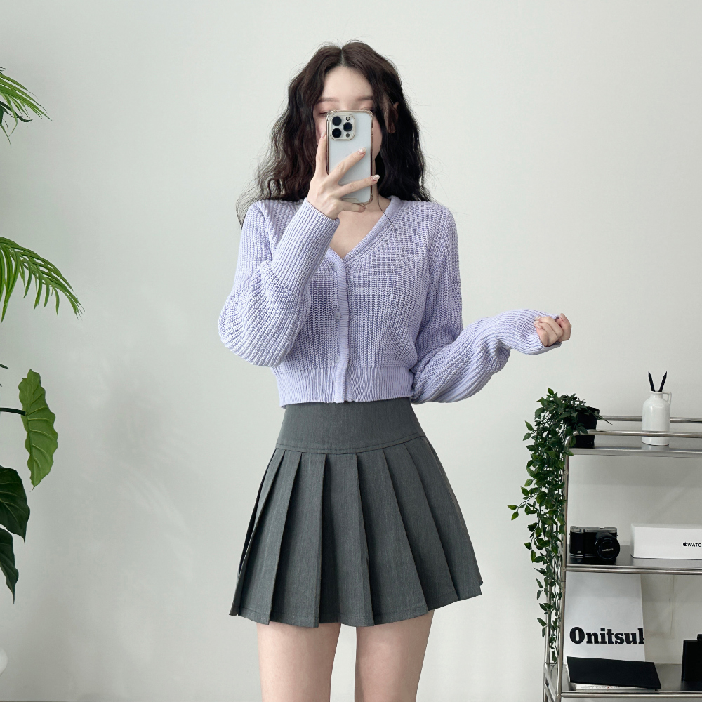 pleated mini skirt skirt