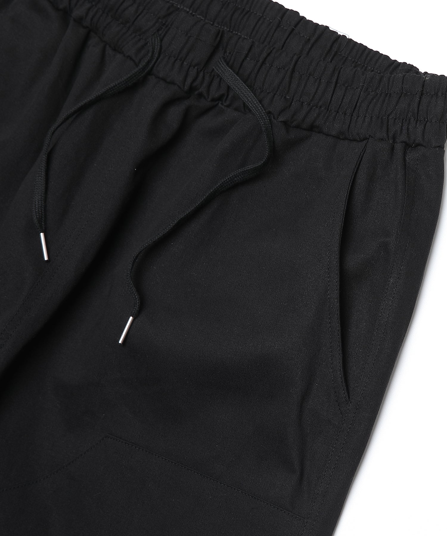 TAPERED FIT WORK PANTS - BLACK