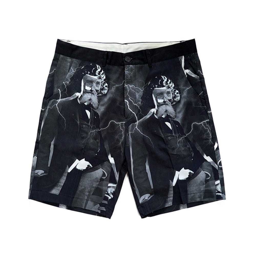 MADNESS PRINT SHORTS - BLACK