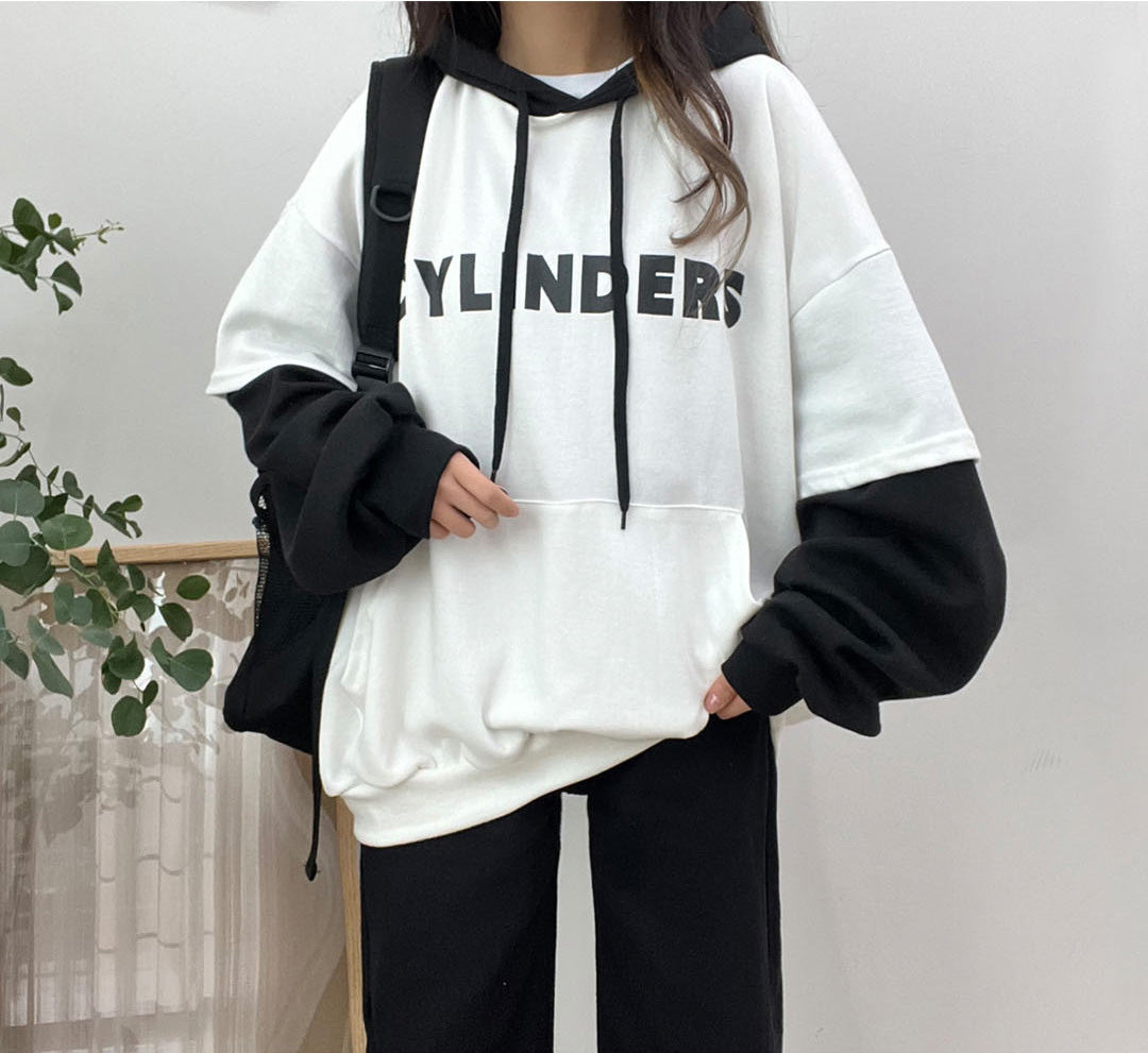 Cylinder Layered Hoodie