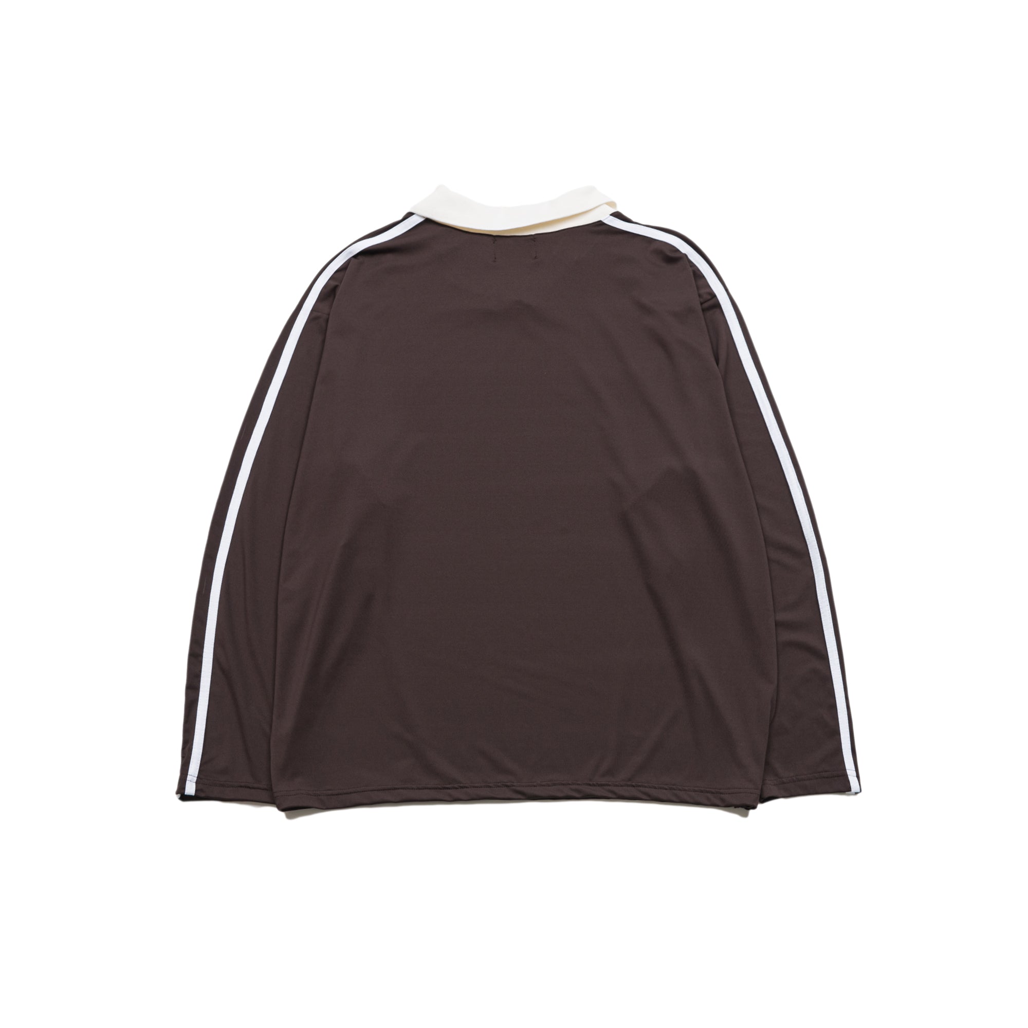 UNIFORM V-NECK JERSEY L/S TEE(BROWN)